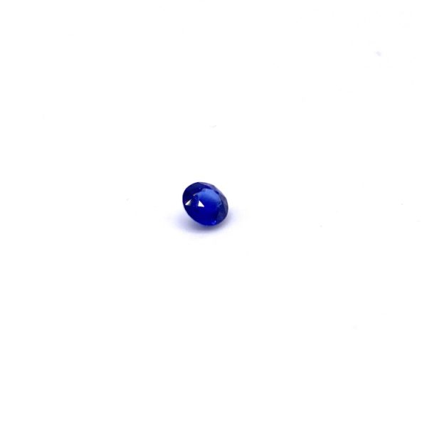 zafiro azul talla redonda