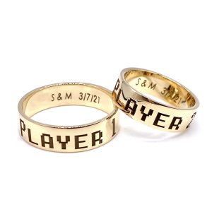 alianzas de boda originales gamers