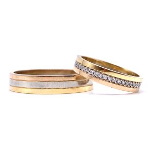 alianzas de boda diferentes colores