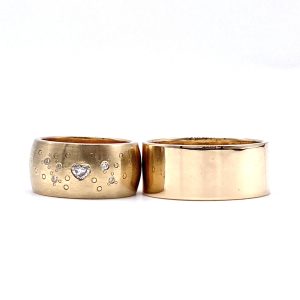 alianzas de boda oro amarillo